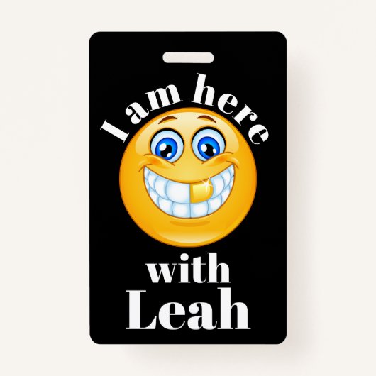 あなたの子供ラニヤードバッジを恥じる方法 バッジ (正面)