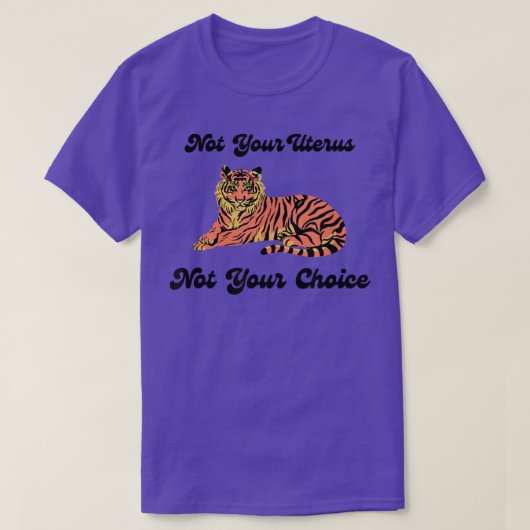 あなたの子宮ではなく選択された女性の権利プロ Tシャツ (デザイン正面)