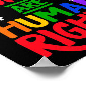 あなたの子宮フェミニスト女性の権利は人権である ポスター (角)