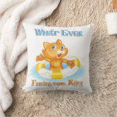 あなたの子猫 クッション (ブランケット)