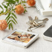 あなたの孫の写真を追加 - 最高の祖母  キーホルダー (側面)