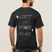 あなたの宇宙に失われた意味深いタイポグラフィー美学 Tシャツ (裏面)