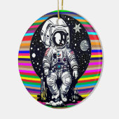 あなたの宇宙の雰囲気を高める：銀河の王族 セラミックオーナメント (左)