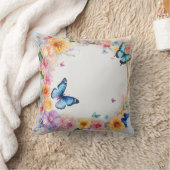 "あなたの宇宙を変換する：美しい蝶クッション クッション (ブランケット)