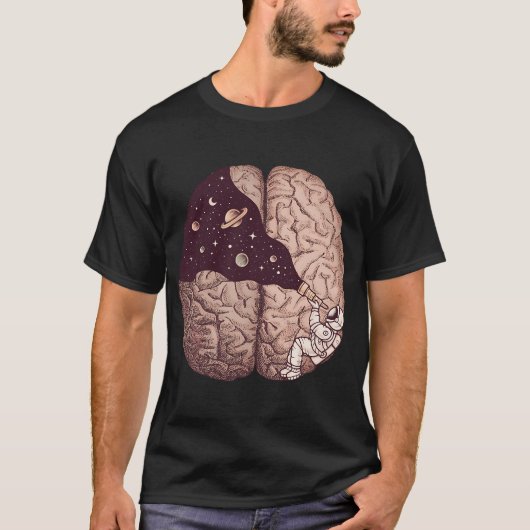 あなたの宇宙を探検しよう Tシャツ (正面)