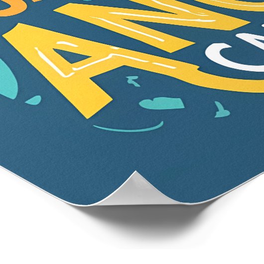 あなたの守護天使が飛べるより速く乗ることはない ポスター (角)