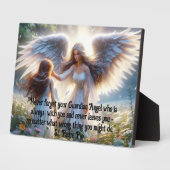 あなたの守護天使のプラークを決して忘れない フォトプラーク (側面)