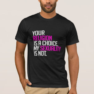 あなたの宗教は選択 Tシャツ