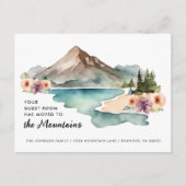 あなたの客室は山を移動している 案内ポストカード (正面)