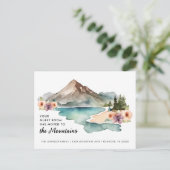 あなたの客室は山を移動している 案内ポストカード (スタンド正面)