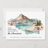 あなたの客室は山を移動している 案内状 (正面)