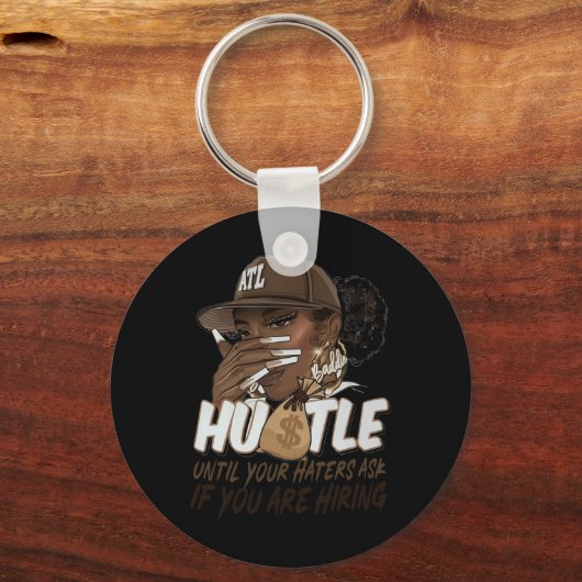 あなたの家があなたはBlac頼をもし採用するまで急げ キーホルダー (正面)