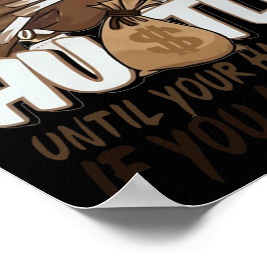 あなたの家があなたはBlac頼をもし採用するまで急げ ポスター (角)