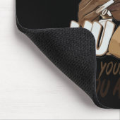 あなたの家があなたはBlac頼をもし採用するまで急げ マウスパッド (コーナー)