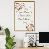 あなたの家が希望のない場所でありますように失った ポスター (ホームオフィス)