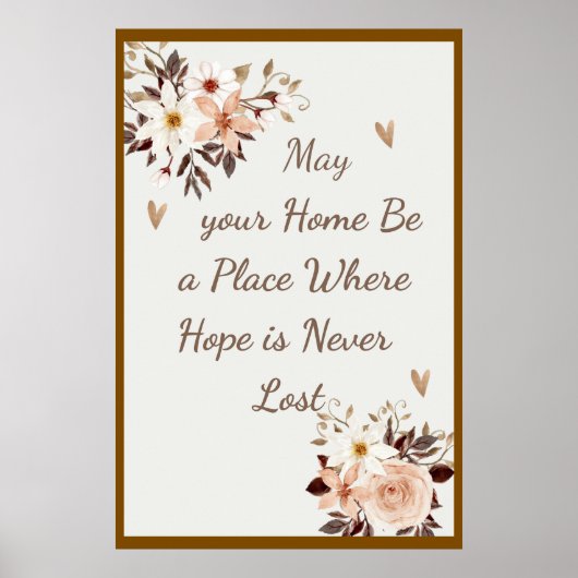 あなたの家が希望のない場所でありますように失った ポスター (正面)