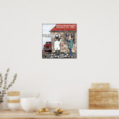 あなたの家に痘瘡が Funny Poster ポスター (キッチン)