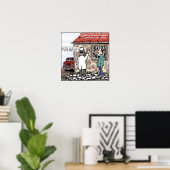あなたの家に痘瘡が Funny Poster ポスター (ホームオフィス)