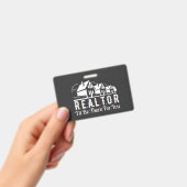 あなたの家のための不動産仲介業者 バッジ (手持ち)