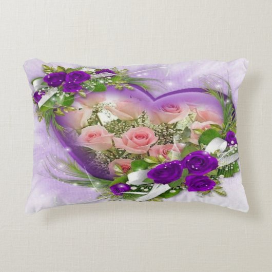 あなたの家のための優雅な枕」 アクセントクッション (正面)
