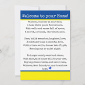 あなたの家へようこそ 案内状 (正面)