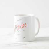 あなたの家を培って下さい コーヒーマグカップ (正面右)