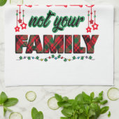 あなたの家族ではなくホールをデッキ キッチンタオル (折り畳み)