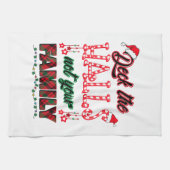 あなたの家族ではなくホールをデッキ キッチンタオル (横)