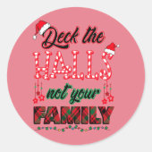 あなたの家族ではなくホールをデッキ ラウンドシール (正面)