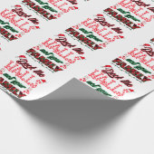 あなたの家族ではなくホールをデッキ ラッピングペーパー (角)