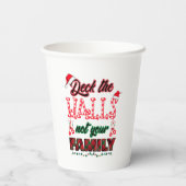 あなたの家族ではなくホールをデッキ 紙コップ (裏面)