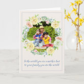 あなたの家族にとって、あなたは世界の母の日である カード (黄色い花)