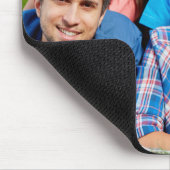 あなたの家族の写真と名前のマウスパッドL マウスパッド (コーナー)