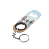 あなたの家族の写真キーチェーンボトルオープナーと文字 キーホルダー栓抜き (裏面アングル)