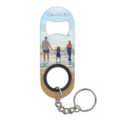 あなたの家族の写真キーチェーンボトルオープナーと文字 キーホルダー栓抜き (裏面)