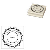 あなたの家族の名前差出人住所クリスマス ラバースタンプ (押印)