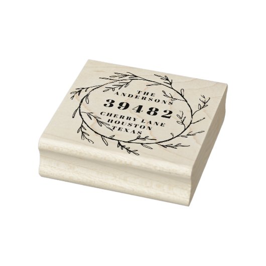 あなたの家族の名前差出人住所リースラバースタム ラバースタンプ (スタンプ)