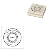 あなたの家族の名前差出人住所リース ラバースタンプ (押印)