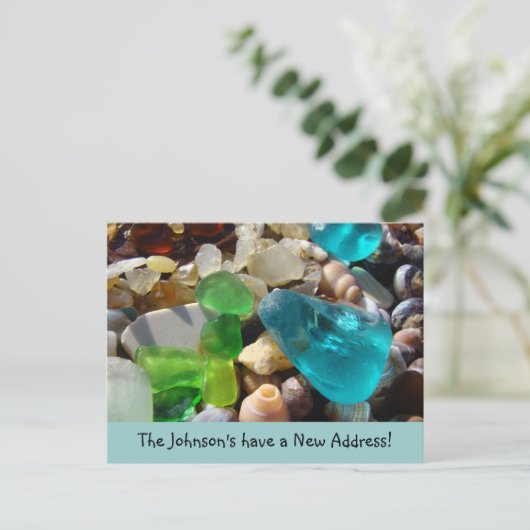 あなたの家族の新しい住所はがき実在の不動産 案内ポストカード (スタンド正面)