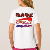 あなたの家族ポートレートは一日を素晴らし持つ ベビーTシャツ (裏面)