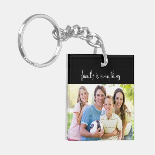 あなたの家族写真のキーホルダーを加えて下さい キーホルダー (正面左)