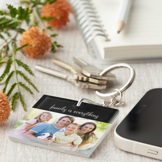 あなたの家族写真のキーホルダーを加えて下さい キーホルダー (正面右)