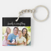 あなたの家族写真のキーホルダーを加えて下さい キーホルダー (裏面)