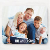 あなたの家族写真及び名前のマウスパッドW マウスパッド (正面)