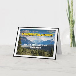 あなたの対のペーチの誕生のお祝い カード