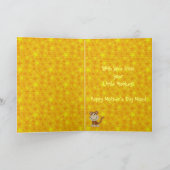 あなたの小さい猿からの幸せな母の日 カード (内部)