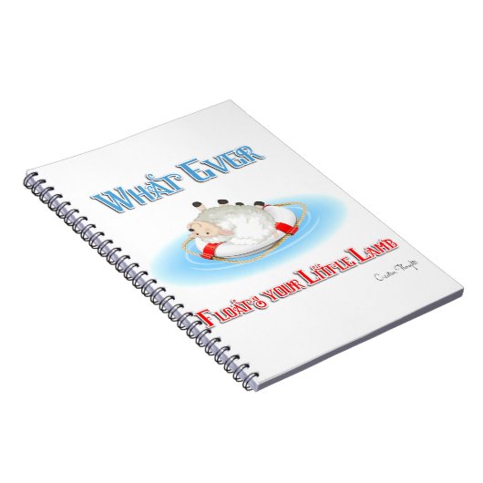 あなたの小さな子羊を浮かべるものは ノートブック (右側)