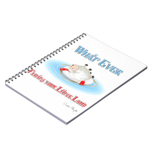 あなたの小さな子羊を浮かべるものは ノートブック (左側)