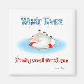 あなたの小さな子羊を浮かべるものは マグネット (正面)