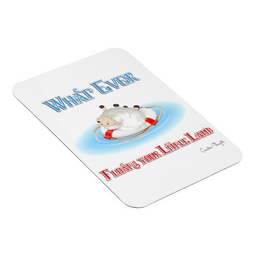 あなたの小さな子羊を浮かべるものは マグネット (右側)